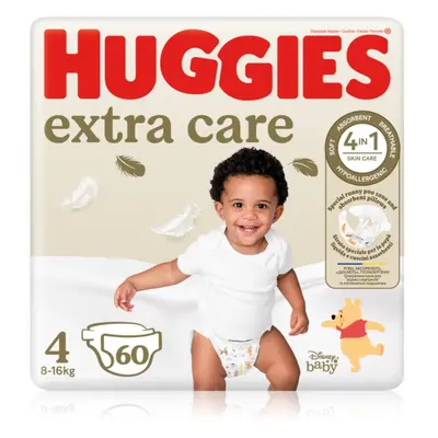 Huggies Extra Care Size 4 eldobható pelenkák 8-16 kg 60 db