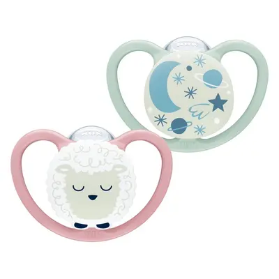 NUK Space Night 6-18 m cumi Girl 2 db