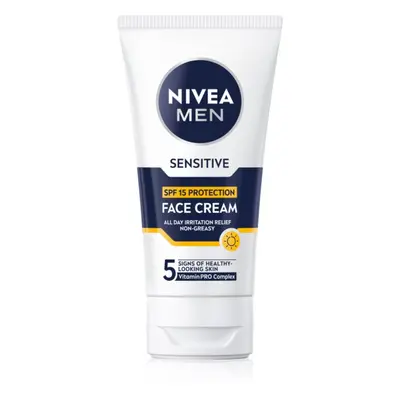 NIVEA MEN Sensitive védőkrém uraknak SPF 15 75 ml