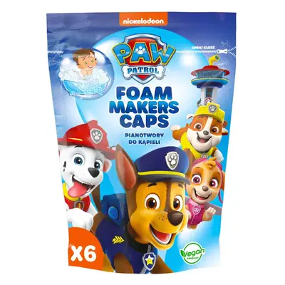 Nickelodeon Paw Patrol Foam Makers Caps habfürdő gyermekeknek 6x16 g