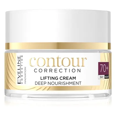 Eveline Cosmetics Contour Correction tápláló lifting krém 70+ 50 ml