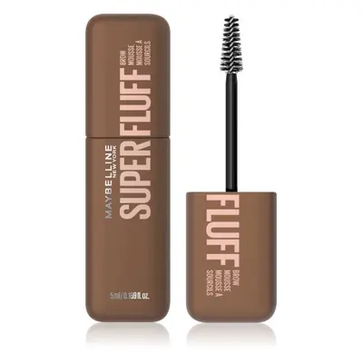 MAYBELLINE NEW YORK Super Fluff Mousse szemöldökzselé árnyalat 225 Soft Brown 5 ml