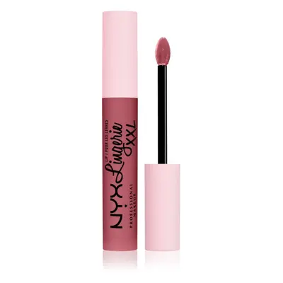 NYX Professional Makeup Lip Lingerie XXL matt folyékony állagú ajakrúzs árnyalat 04 - Flaunt It 