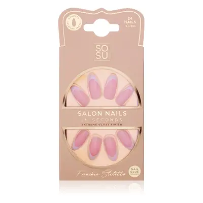 SOSU Cosmetics Salon Nails műköröm árnyalat Frenchie 24 db