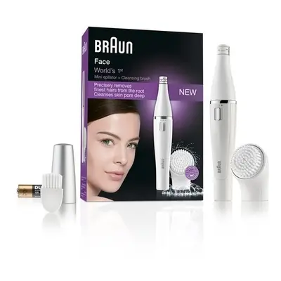 Braun Face 810 epilátor tisztító kefével az arcra 1 db