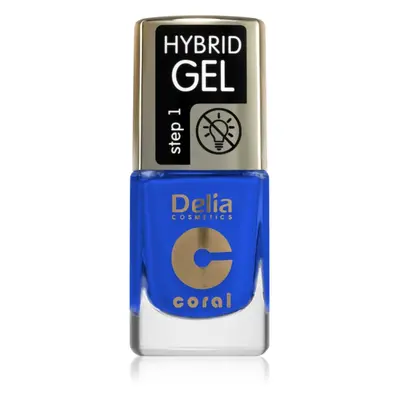 Delia Cosmetics Coral Hybrid Gel géles körömlakk UV/LED lámpa használata nélkül árnyalat 126 11 