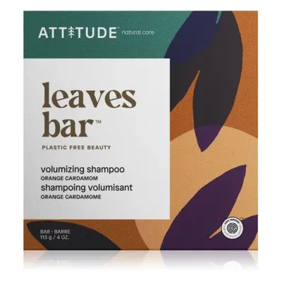 Attitude Leaves Bar Orange Cardamon szilárd sampon dús hatásért 113 g