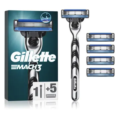 Gillette Mach3 borotva + tartalék pengék 5 db