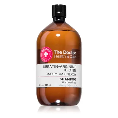 The Doctor Keratin + Arginine + Biotin Maximum Energy keratin sampon az erős és fénylő hajért 94