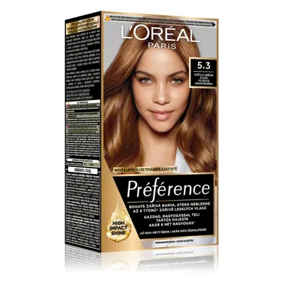 L’Oréal Paris Préférence hajfesték árnyalat 5.3 Ligth Golden Brown 1 db