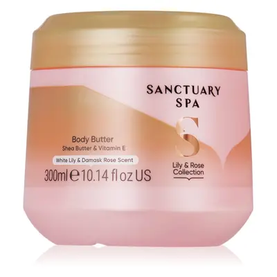 Sanctuary Spa Lily & Rose mélyhidratáló testvaj 300 ml