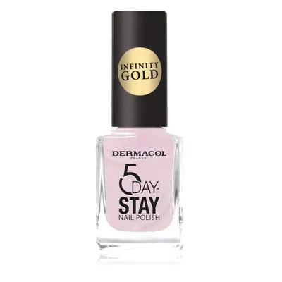 Dermacol Infinity 5 Day Stay hosszantartó körömlakk árnyalat 64 Pearl 11 ml