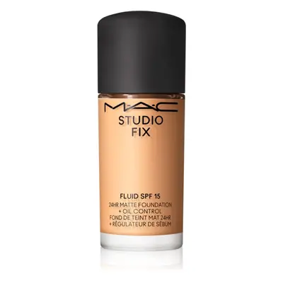 MAC Cosmetics Mini Studio Fix Fluid SPF 15 24HR Matte Foundation + Oil Control mattító alapozó S