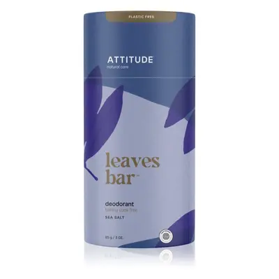 Attitude Leaves Bar Deodorant alumínium sótól mentes dezodor Sea Salt 85 g