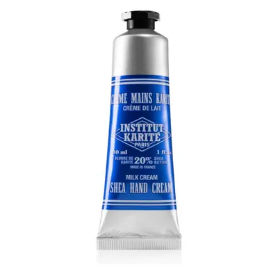 Institut Karité Paris Milk Cream Shea Hand Cream hidratáló kézkrém bambuszvajjal tube only 30 ml