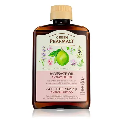 Green Pharmacy Essential oils of Lime Massage Oil masszázsolaj narancsbőrre 200 ml