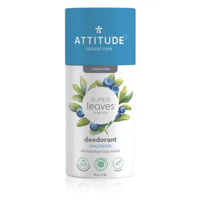 Attitude Super Leaves Unscented alumínium sótól mentes dezodor 85 g