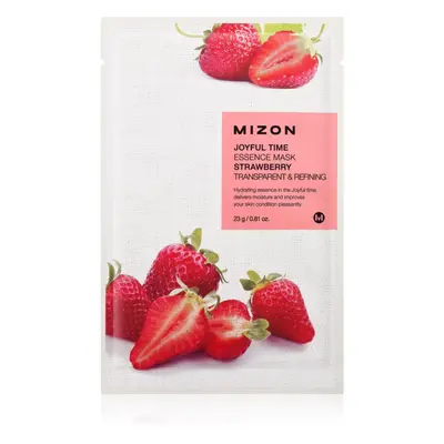 Mizon Joyful Time Strawberry arcmaszk bőrpuhító hatással 23 g