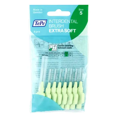 TePe Extra Soft fogköztisztító kefék 0,8 mm 8 db