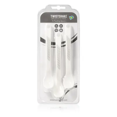 Twistshake Feeding Spoons kiskanál White 4 m+ 3 db