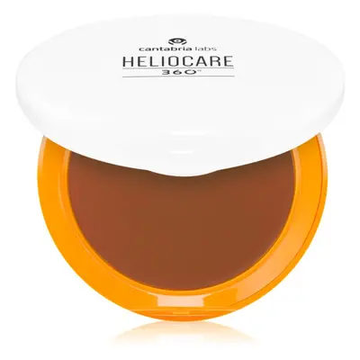 Heliocare 360° Oil-Free Compact kompakt púderes alapozó SPF 50+ árnyalat Bronze 10 g