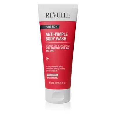 Revuele Pure Skin Anti-Pimple hámlasztó tusfürdő gél pattanások ellen 200 ml