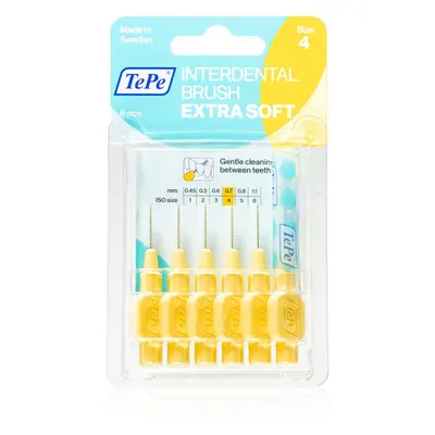 TePe Interdental Brush Extra Soft fogköztisztító kefék 0,7 mm 6 db