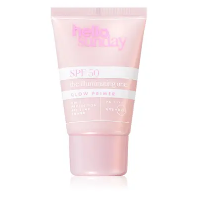 hello sunday the illuminating one védő sminkalap a make-up alá SPF 50 50 ml