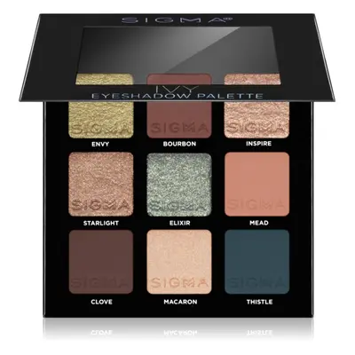 Sigma Beauty Eyeshadow Palette Ivy szemhéjfesték paletta 9 g