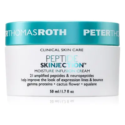 Peter Thomas Roth Peptide Skinjection™ Moisture Infusion Cream Refillable kisimító és hidratáló 