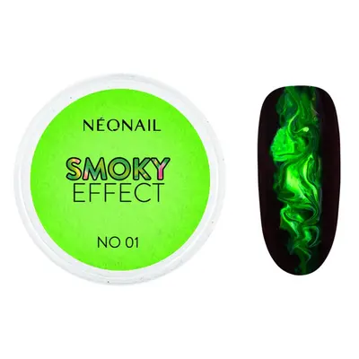 NEONAIL Effect Smoky színes púder körmökre árnyalat No. 1 Green 2 g