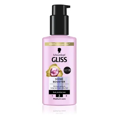 Schwarzkopf Gliss Liquid Silk leöblítést nem igénylő szérum az erős és fénylő hajért Shine Boost