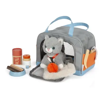 Small foot by Legler Small Foot Plush Cat Care Set Animals Pastel plüss játék 2y+ 1 db