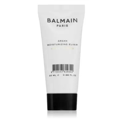 Balmain Hair Couture Argan olajos elixír a csillogó és sima hajért utazási csomag 20 ml