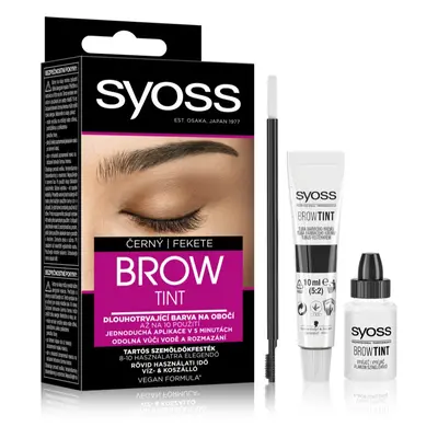 Syoss Brow Tint szemöldökfesték árnyalat Black 10 ml