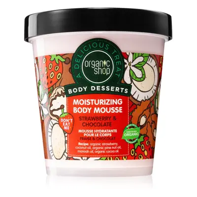 Organic Shop Body Desserts Strawberry & Chocolate testhab hidratáló hatással 450 ml