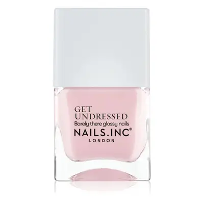 Nails Inc. Get Undressed ápoló körömlakk árnyalat Dare To Bare 14 ml