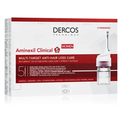 Vichy Dercos Aminexil Clinical 5 célzott ápolás hajhullás ellen hölgyeknek 21x6 ml