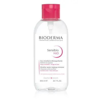 Bioderma Sensibio H2O micellás víz érzékeny bőrre adagolóval 850 ml