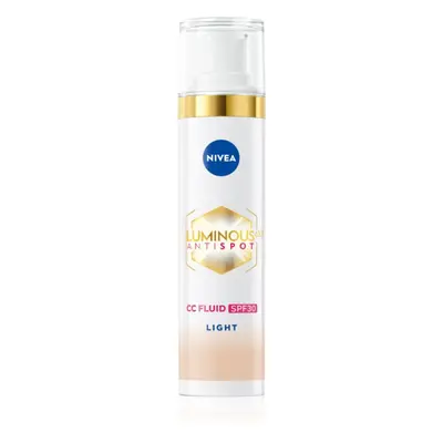 NIVEA Luminous 630 Anti Spot élénkítő CC krém SPF 30 árnyalat Light 40 ml