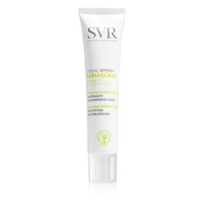 SVR Sebiaclear védő mattító arckrém SPF 50+ 40 ml