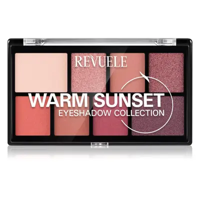 Revuele Eyeshadow Collection szemhéjfesték paletta árnyalat Warm Sunset 15 g