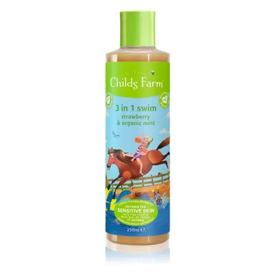 Childs Farm 3 in 1 Swim Strawberry & Organic Mint 3 az 1 sampon, kondicionáló és tusfürdő gyerme