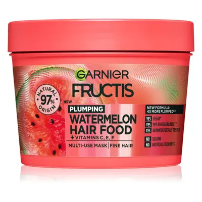 Garnier Fructis Watermelon Hair Food maszk finom és lesimuló hajra 390 ml