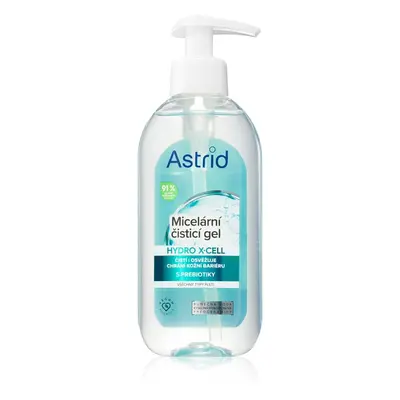 Astrid Hydro X-Cell tisztító micellás gél minden bőrtípusra 200 ml