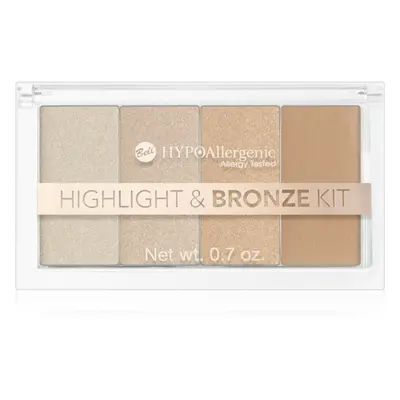 Bell Hypoallergenic t & Bronze Kit kontúrozó és élénkítő paletta 20 g