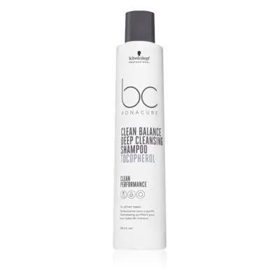 Schwarzkopf Professional BC Bonacure Clean Balance mélyen tisztító sampon 250 ml