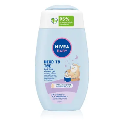 NIVEA BABY Bed Time tusfürdő gél testre és hajra 200 ml