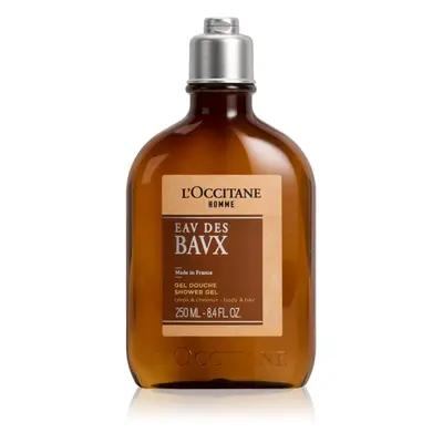 L’Occitane Men Eau des Baux tusfürdő gél testre és hajra 250 ml