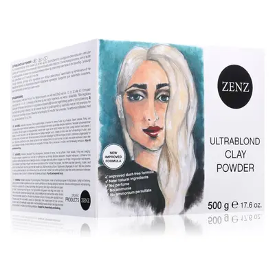 ZENZ Organic Ultrablond Clay Powder élénkítő púder ammónia nélkül 500 g